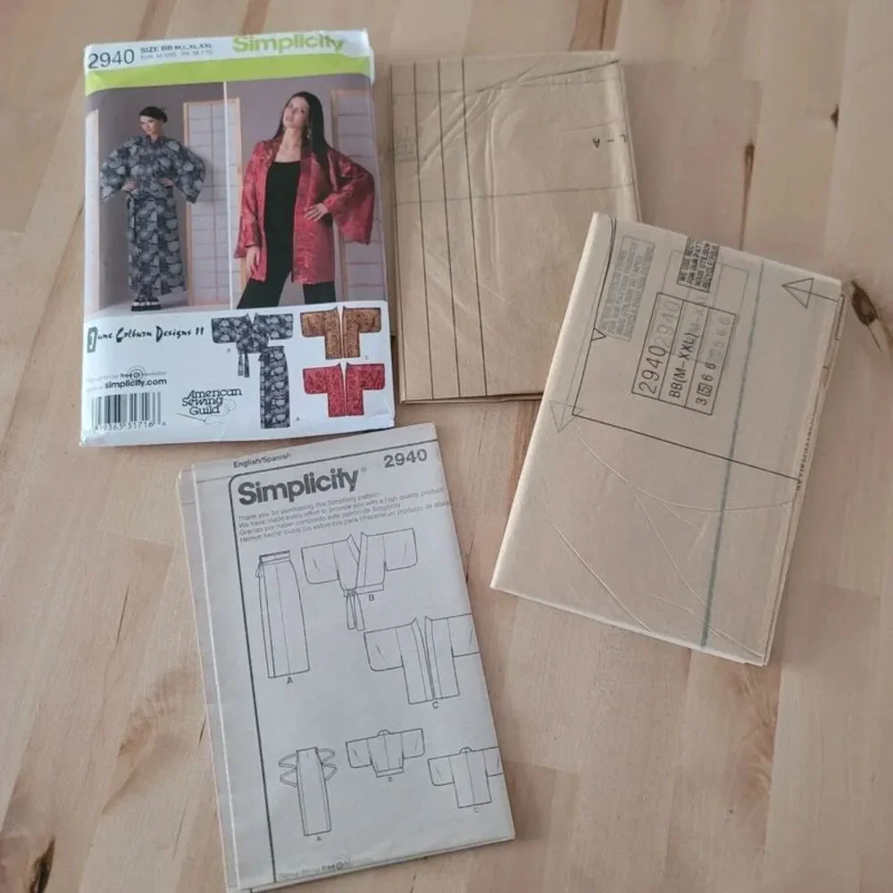 Sewing Patterns Japanese Kimono Pants Dress Costume